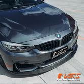 GT4 Style Carbon Fibre Front Bumper Bar lip Spoiler Bodykit for BMW F80 M3 & F82 F83 M4 2014 - 2020 - Mars Performance
